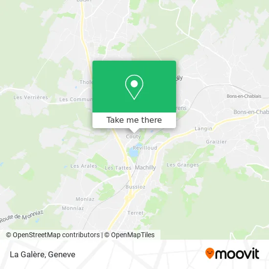 La Galère map