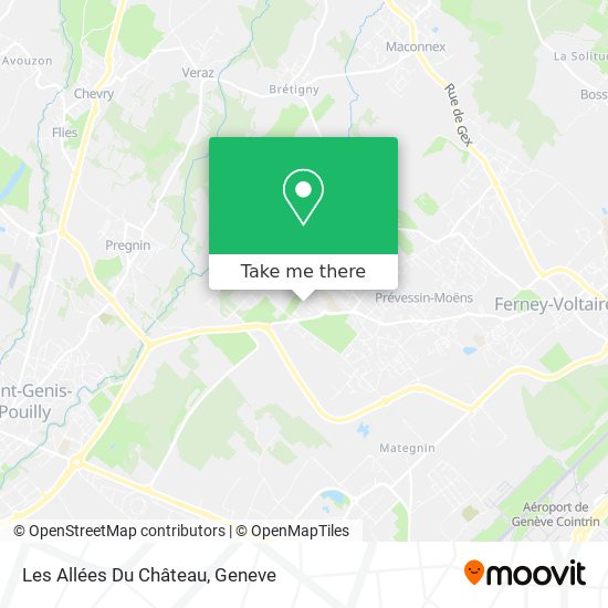 Les Allées Du Château map