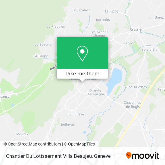 Chantier Du Lotissement Villa Beaujeu map