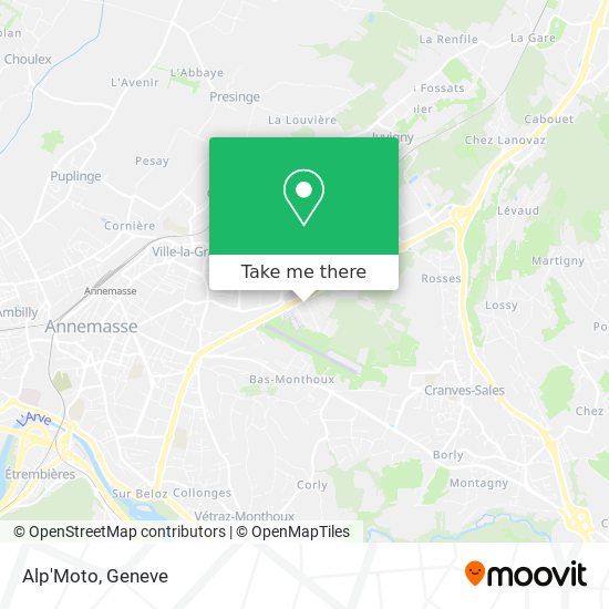 Alp'Moto Karte