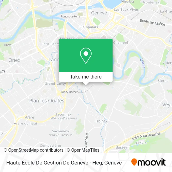 Haute École De Gestion De Genève - Heg map