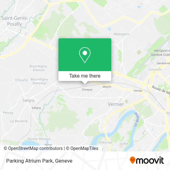 Parking Atrium Park map