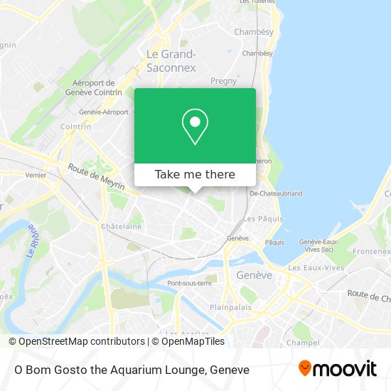 O Bom Gosto the Aquarium Lounge map