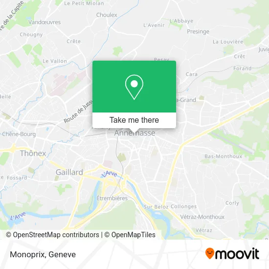 Monoprix map