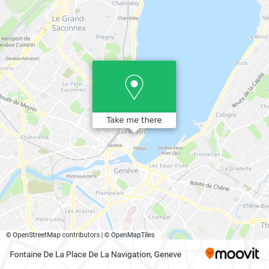 Fontaine De La Place De La Navigation Karte