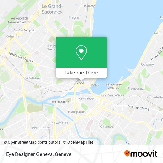 Eye Designer Geneva map