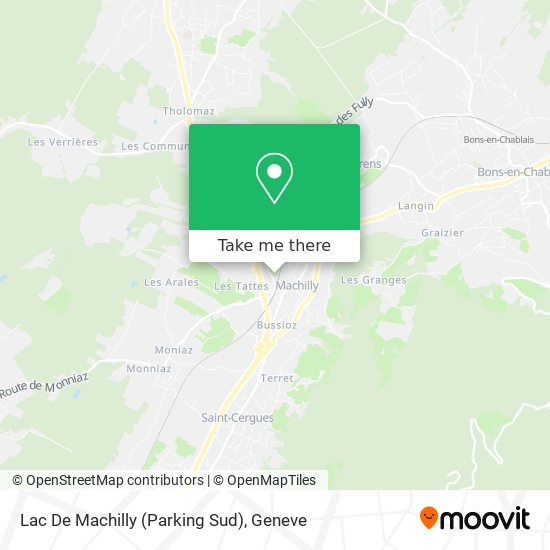 Lac De Machilly (Parking Sud) map