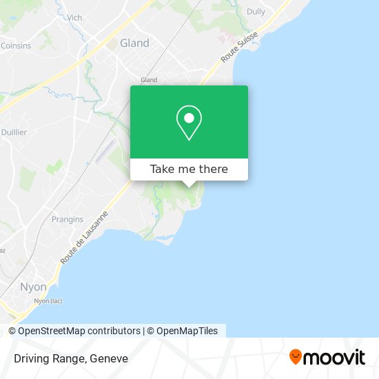 Driving Range map