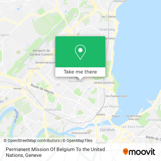 Permanent Mission Of Belgium To the United Nations map