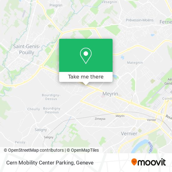 Cern Mobility Center Parking map