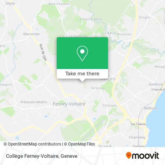 Collège Ferney-Voltaire map