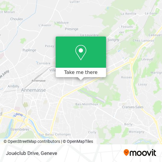 Jouéclub Drive map
