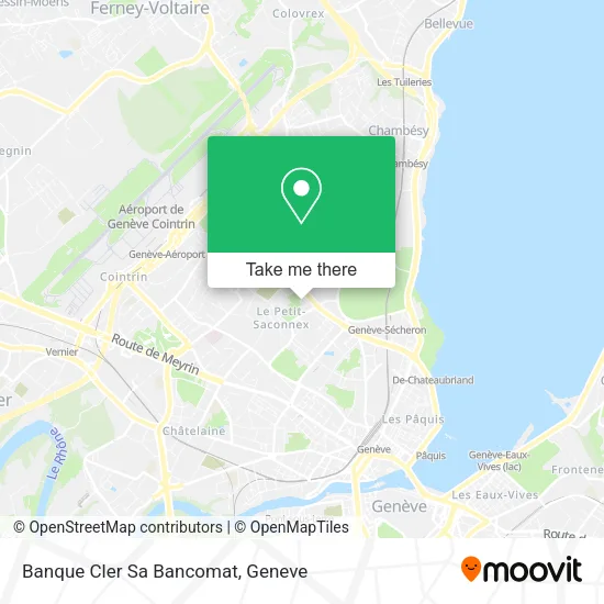 Banque Cler Sa Bancomat map