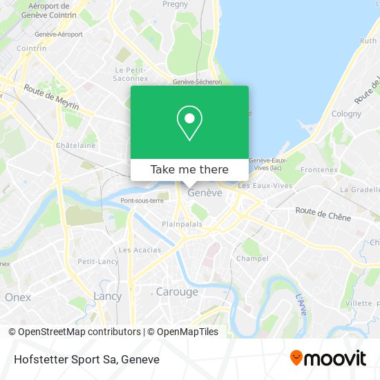 Hofstetter Sport Sa map