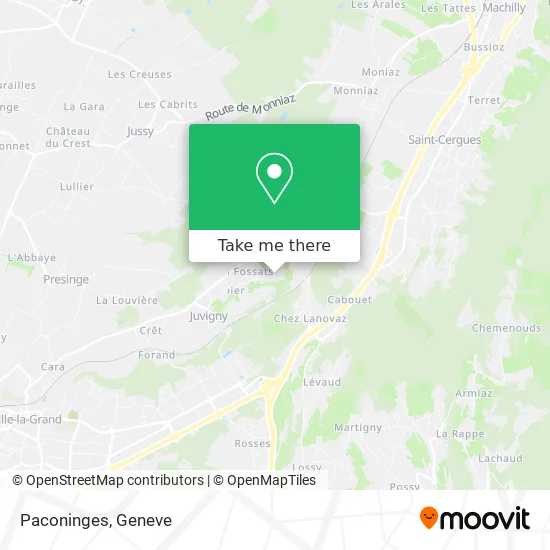 Paconinges map