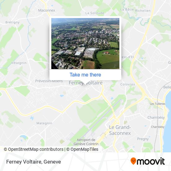 Ferney Voltaire Karte