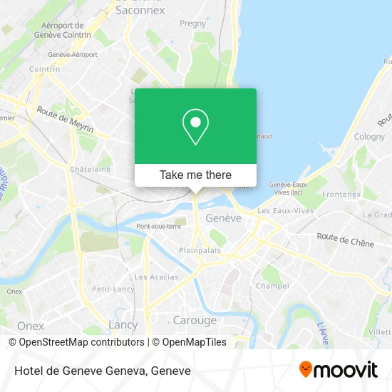 Hotel de Geneve Geneva plan