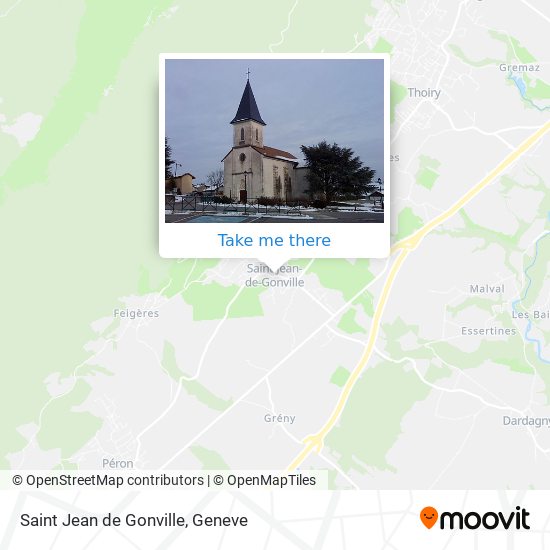 Saint Jean de Gonville Karte