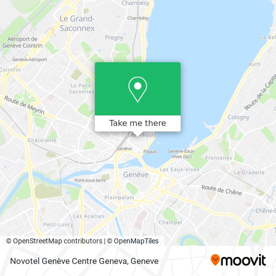 Novotel Genève Centre Geneva map