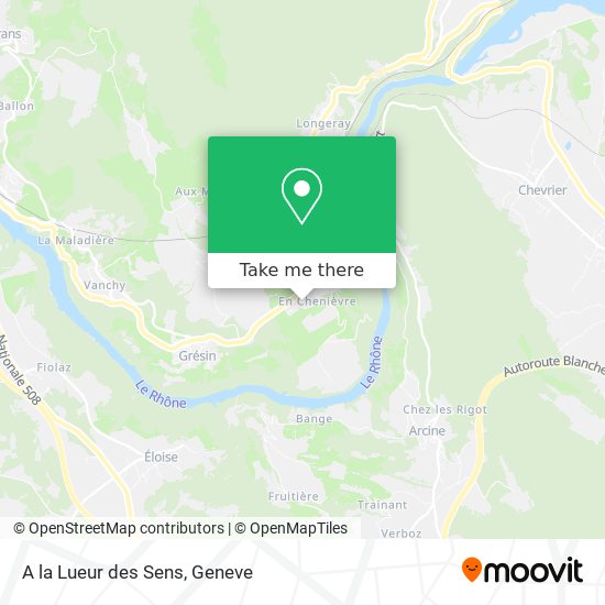 A la Lueur des Sens map