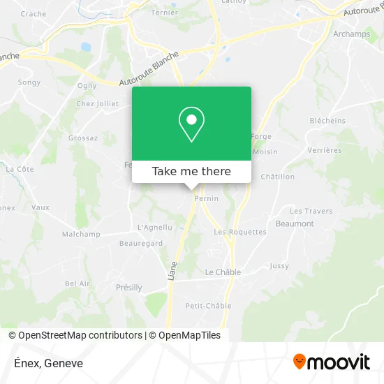 Énex map