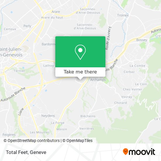 Total Feet map