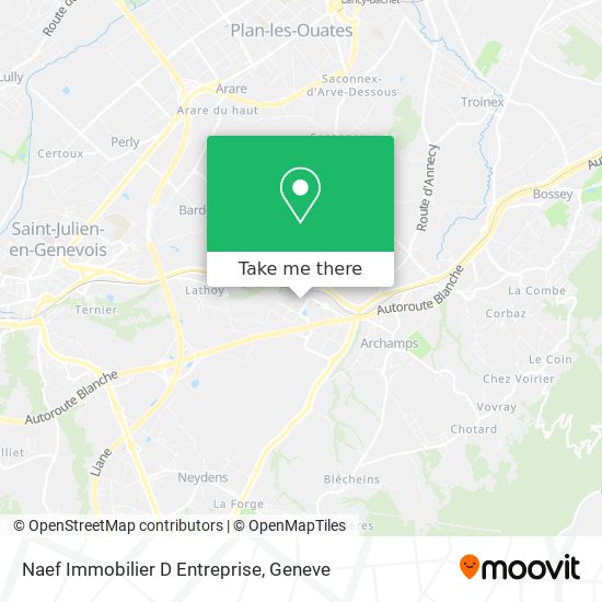 Naef Immobilier D Entreprise map