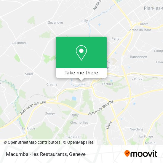 Macumba - les Restaurants map