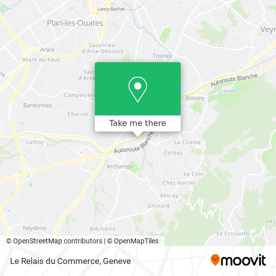 Le Relais du Commerce map