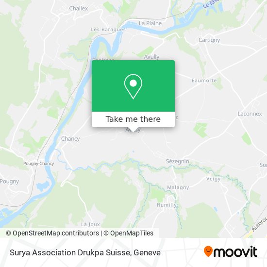 Surya Association Drukpa Suisse map