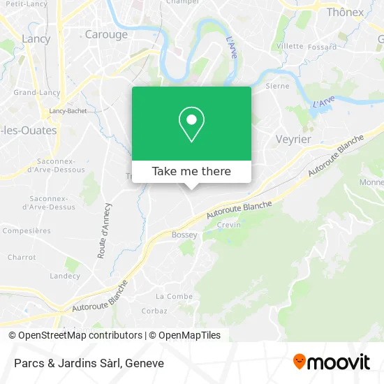 Parcs & Jardins Sàrl map