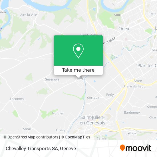 Chevalley Transports SA Karte