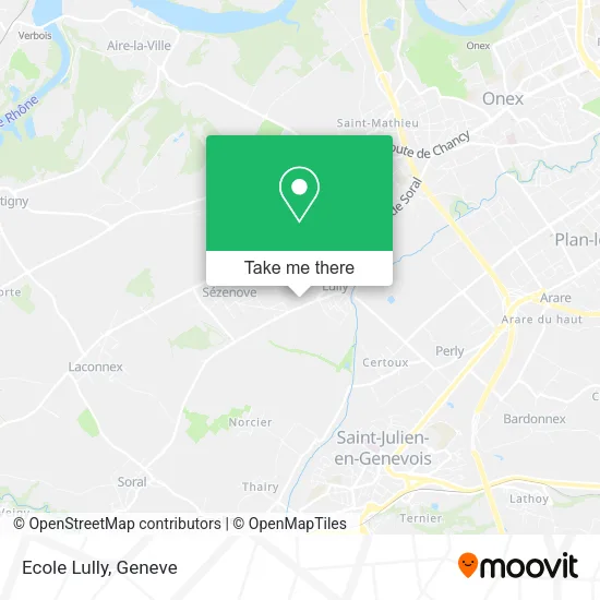 Ecole Lully map