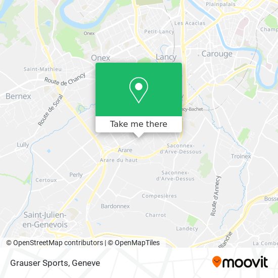 Grauser Sports map