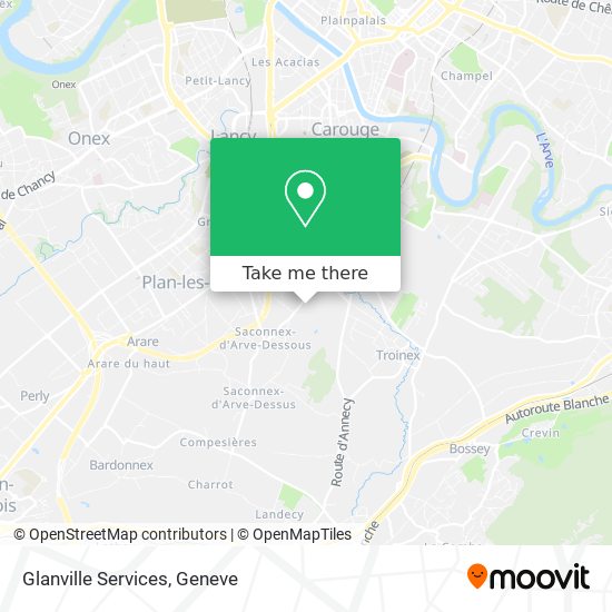 Glanville Services map