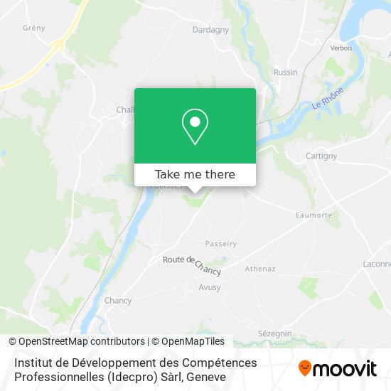 Institut de Développement des Compétences Professionnelles (Idecpro) Sàrl map