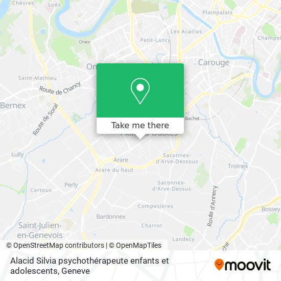 Alacid Silvia psychothérapeute enfants et adolescents map