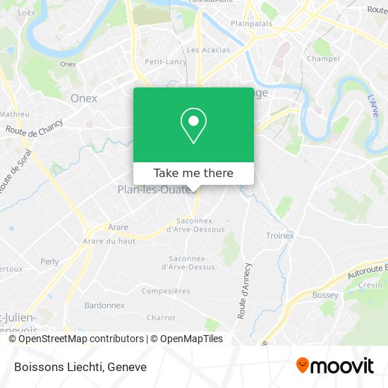 Boissons Liechti map