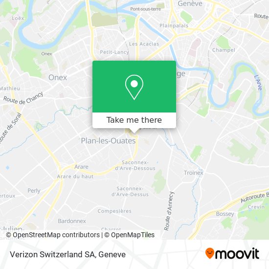 Verizon Switzerland SA map