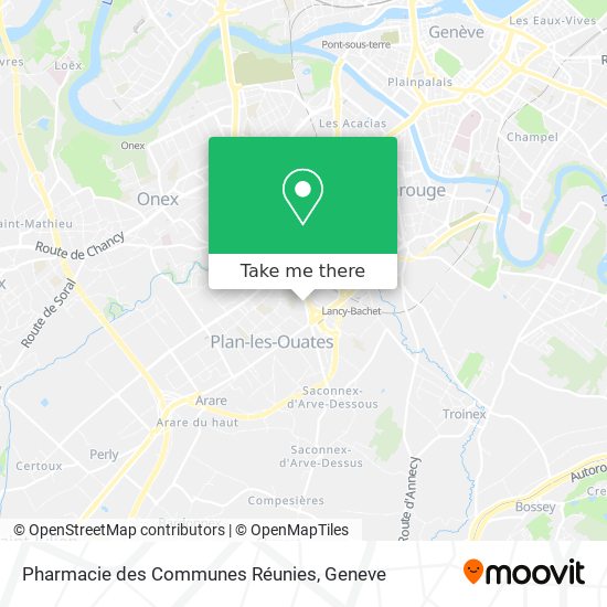 Pharmacie des Communes Réunies Karte