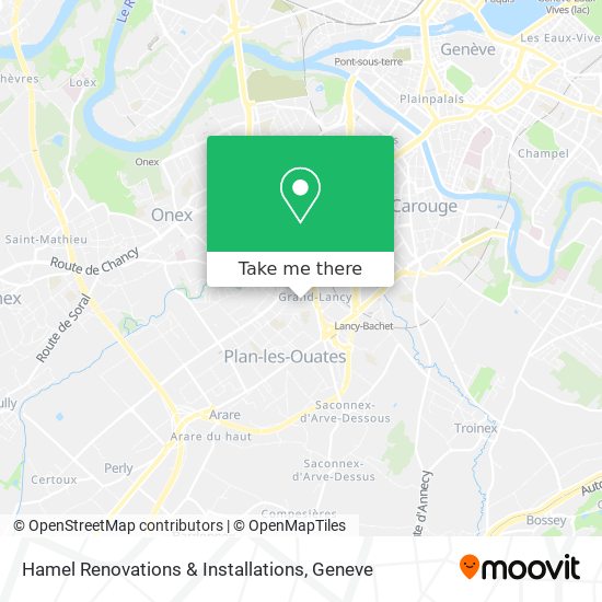 Hamel Renovations & Installations map