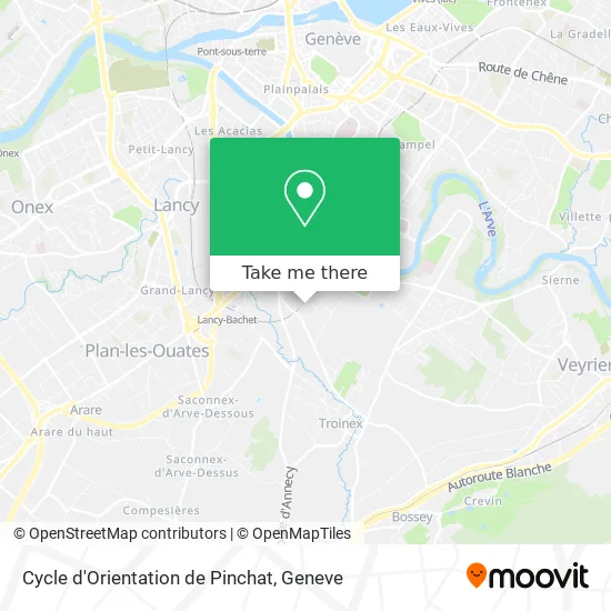 Cycle d'Orientation de Pinchat map