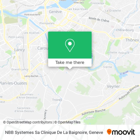 NBB Systemes Sa Clinique De La Baignoire map