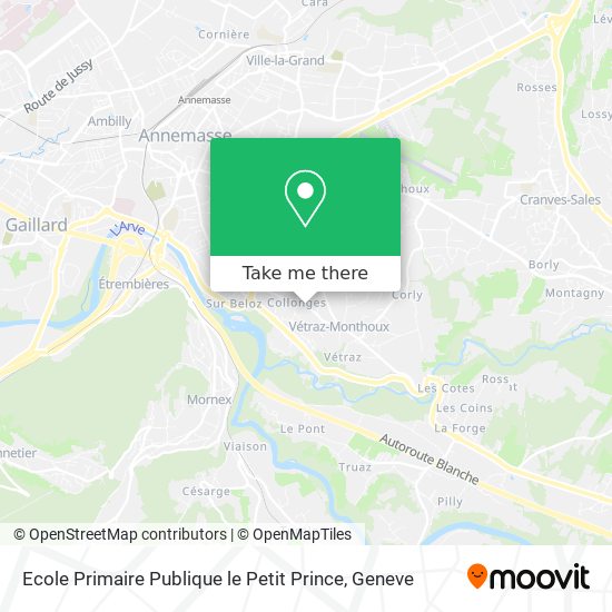 Ecole Primaire Publique le Petit Prince map
