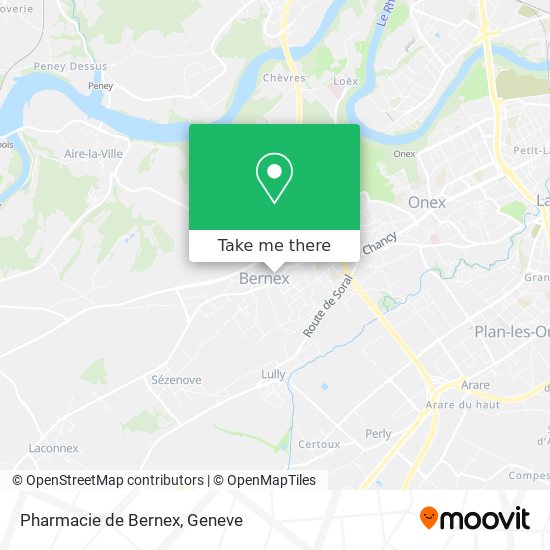 Pharmacie de Bernex map