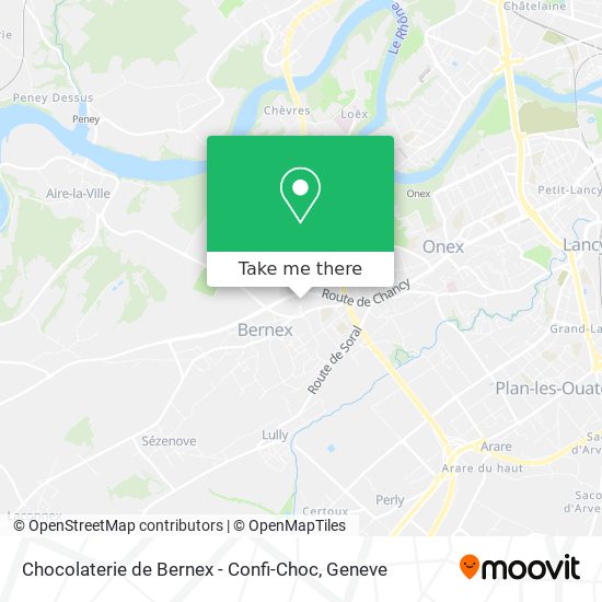 Chocolaterie de Bernex - Confi-Choc map