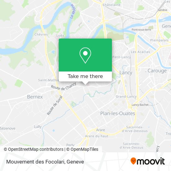 Mouvement des Focolari map