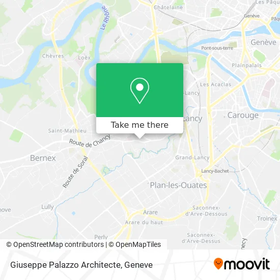 Giuseppe Palazzo Architecte map