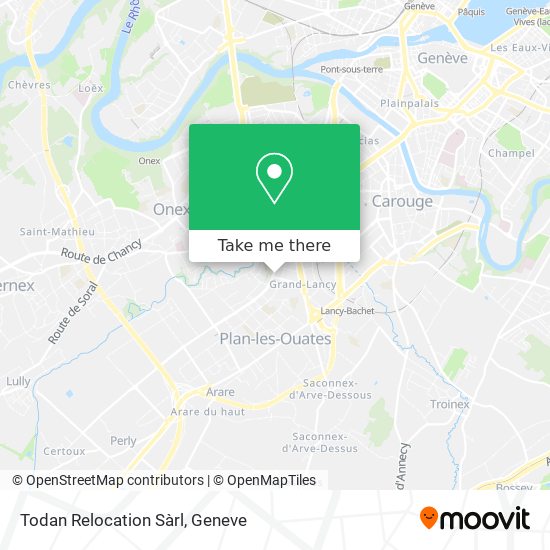 Todan Relocation Sàrl map