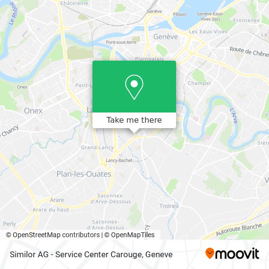 Similor AG - Service Center Carouge map